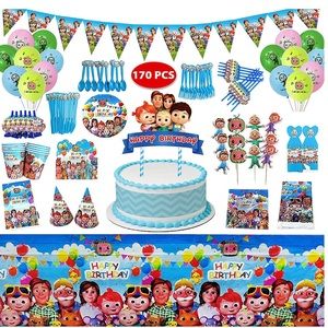 Cocomelon party supply 170 pcs